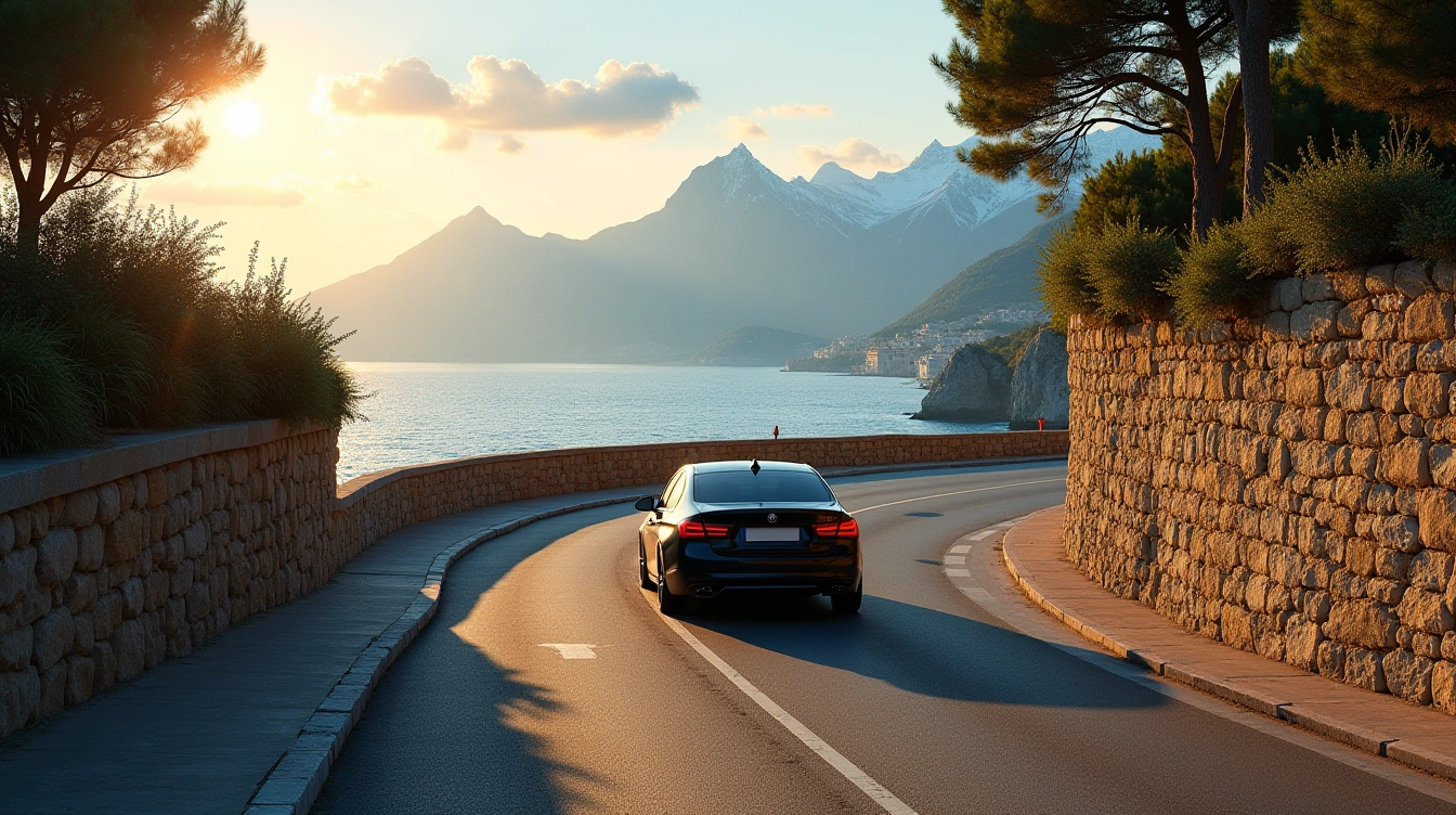 À quoi ressemble un trajet type entre le cap d’Antibes et l’aéroport nice côte d’azur ?